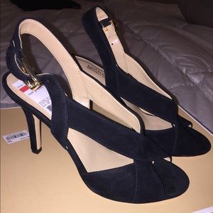 Michael Kors Black Suede Heels